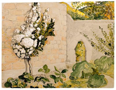 Pear Tree in a Walled Garden by Samuel Palmer
